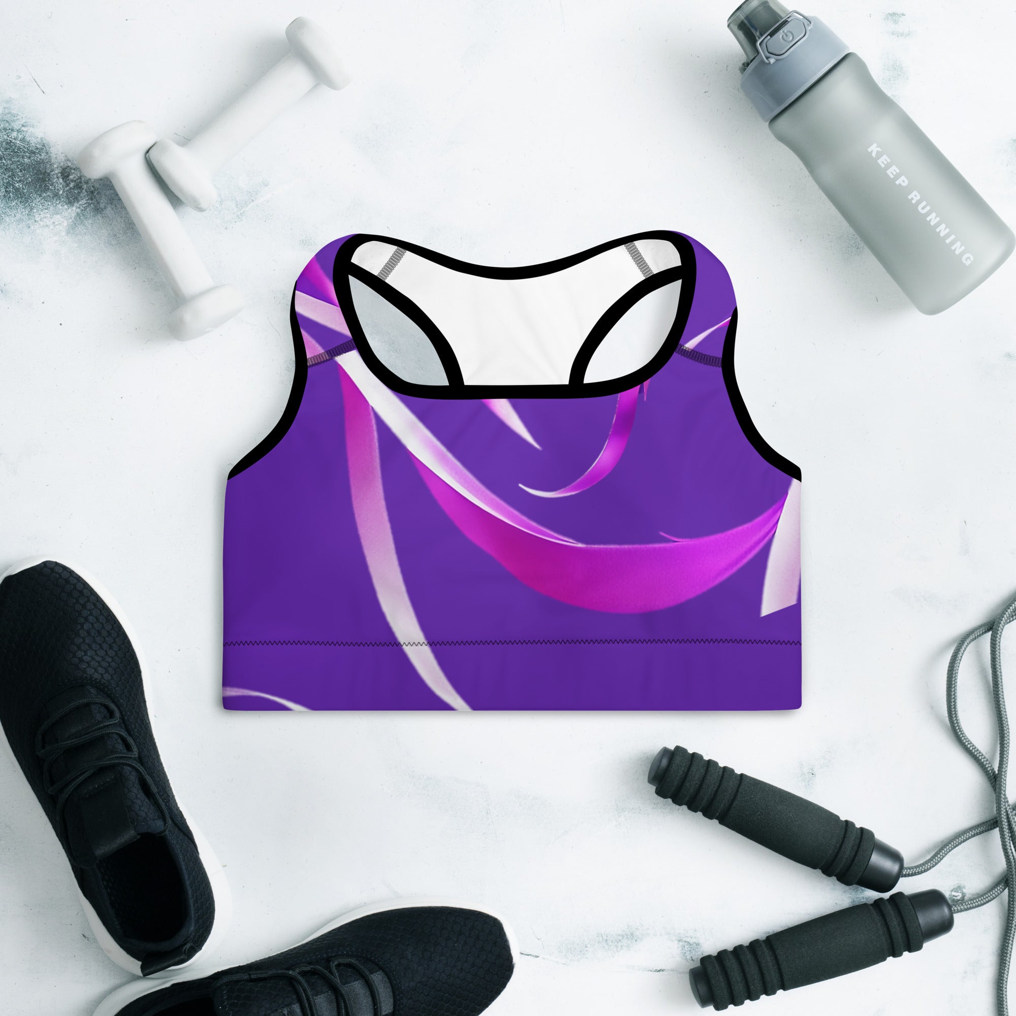 Sports Bra Gym top or Dance top. Yoga top or bra for pilates. La Danza by WickedYo.